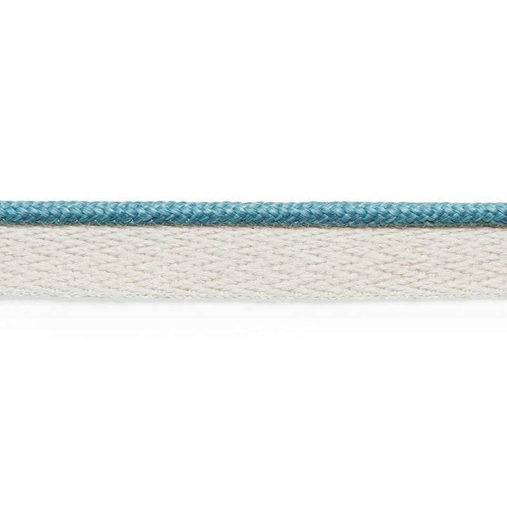 Coleman Lip Cord Ocean 74924 by Schumacher Designer Trim Perfect Basics: Outdoor Trims - Swanky Fabrics -