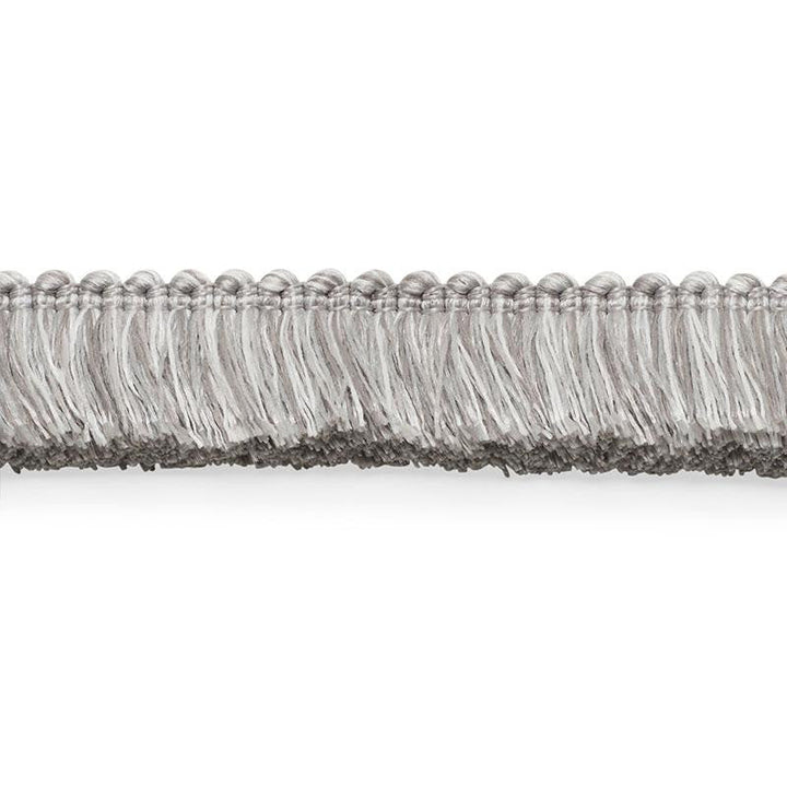 Meyer Brush Fringe Grey 74942 by Schumacher Designer Trim Perfect Basics: Trims - Swanky Fabrics -
