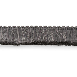 Schumacher Trim Meyer Brush Fringe Charcoal 74949