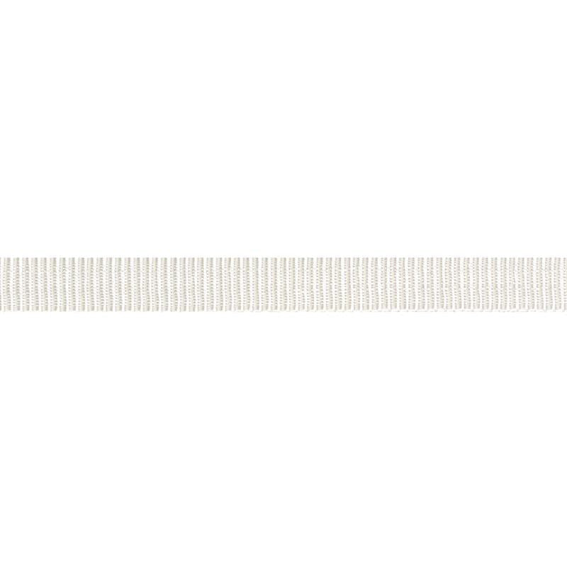 Narrow Faille Tape Ivory 74980 by Schumacher Designer Trim Couture Trims - Swanky Fabrics -