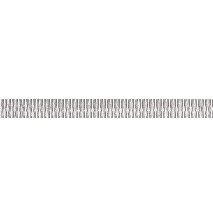 Narrow Faille Tape Silver 74981 by Schumacher Designer Trim Couture Trims - Swanky Fabrics -