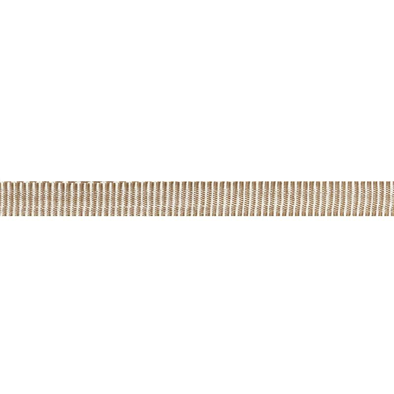 Narrow Faille Tape Sand 74983 by Schumacher Designer Trim Couture Trims - Swanky Fabrics -