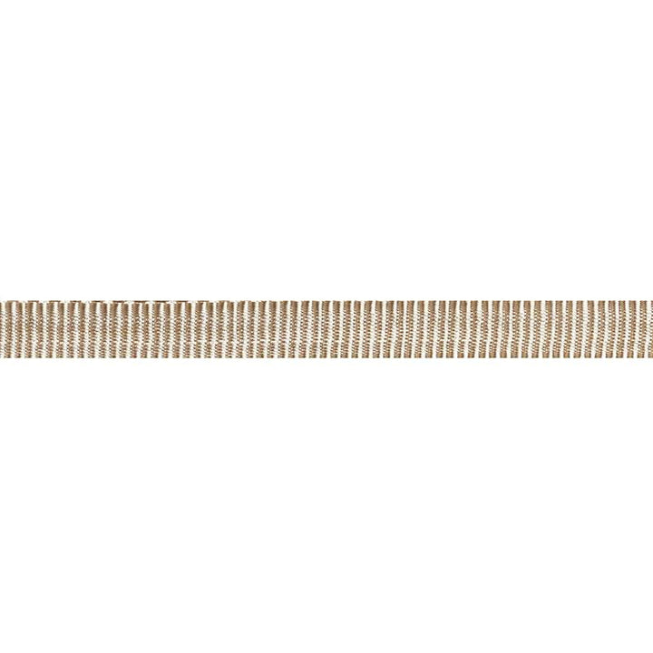 Narrow Faille Tape Sand 74983 by Schumacher Designer Trim Couture Trims - Swanky Fabrics -