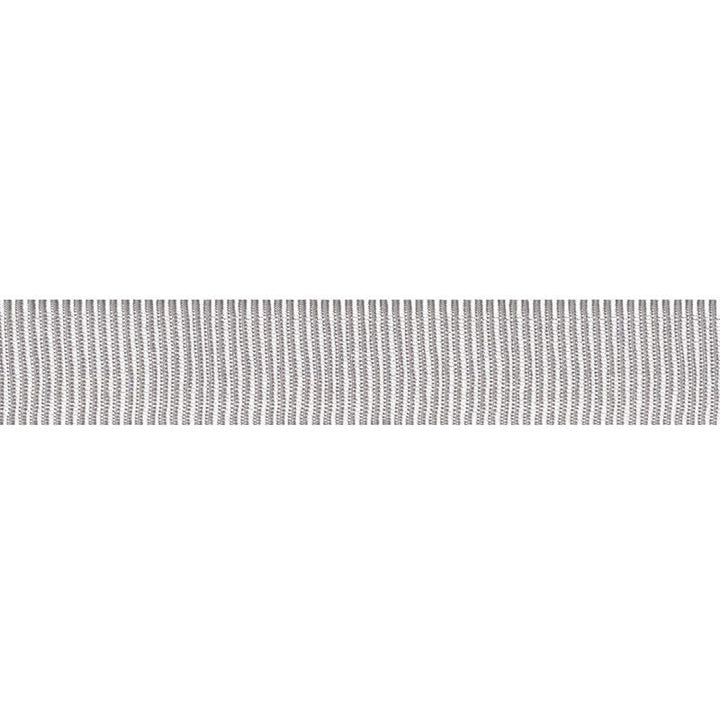 Medium Faille Tape Silver 75011 by Schumacher Designer Trim Couture Trims - Swanky Fabrics -