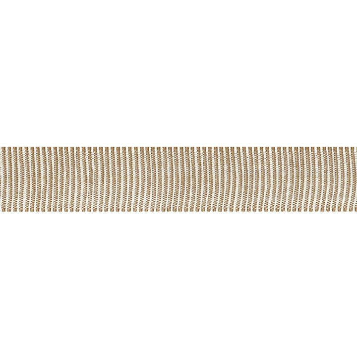 Medium Faille Tape Sand 75013 by Schumacher Designer Trim Couture Trims - Swanky Fabrics -