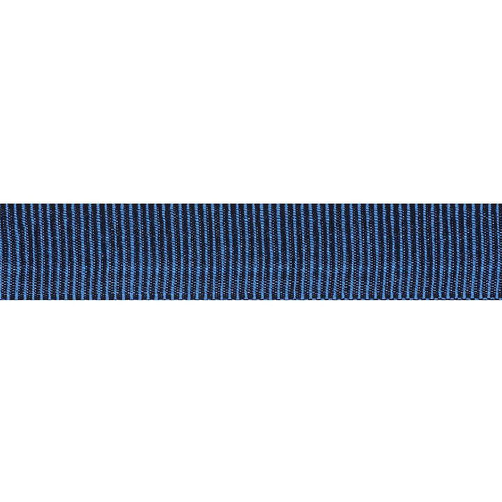 Medium Faille Tape Navy 75018 by Schumacher Designer Trim Couture Trims - Swanky Fabrics -
