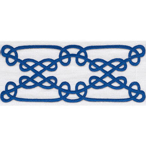 Schumacher Trim Ormond Tape Blue 75350