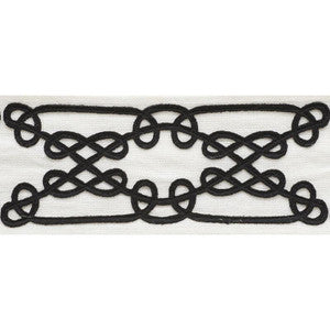 Schumacher Trim Ormond Tape Black 75352