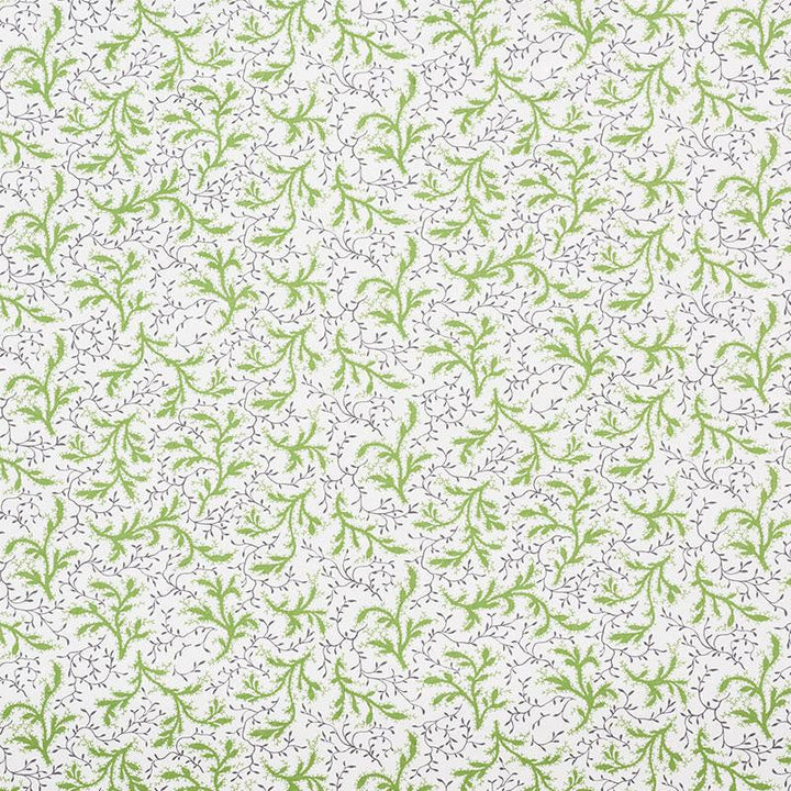 Sprig Moss 177831 by Schumacher Designer Fabric Celerie Kemble 27.0" - Swanky Fabrics -