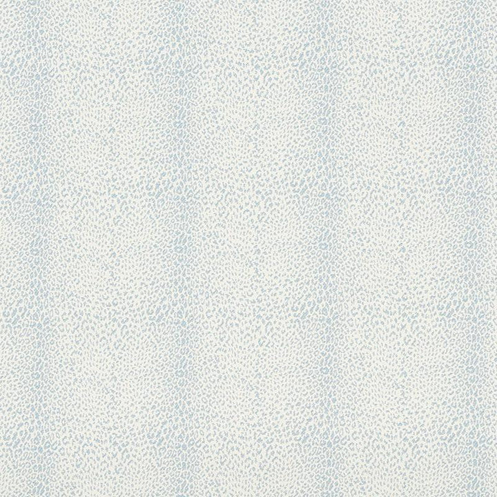 Mini Leopard Outdoor Sky 75432 by Schumacher Designer Fabric The Good Life Indoor/Outdoor 7.0" - Swanky Fabrics -