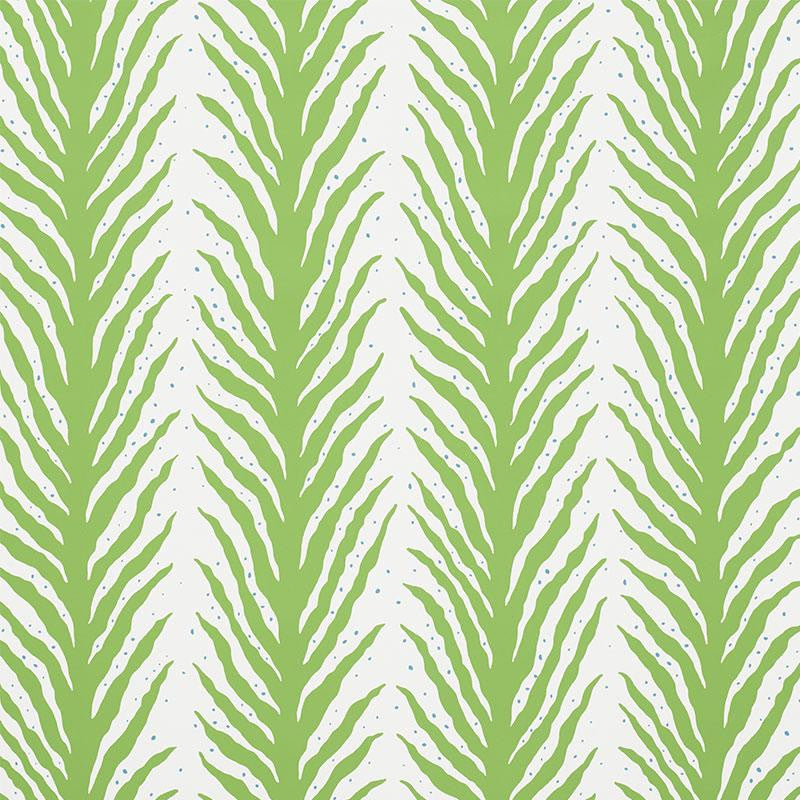 Creeping Fern Moss 5009450 by Schumacher Designer Wallpaper Celerie Kemble 27.0" - Swanky Fabrics -