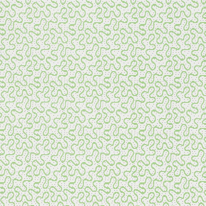 Meander Moss 5009471 by Schumacher Designer Wallpaper Celerie Kemble 4.5" - Swanky Fabrics -