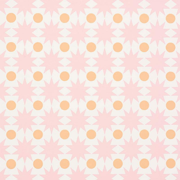 Cosmos Pink 5009561 by Schumacher Designer Wallpaper Studio Bon 1.12" - Swanky Fabrics -