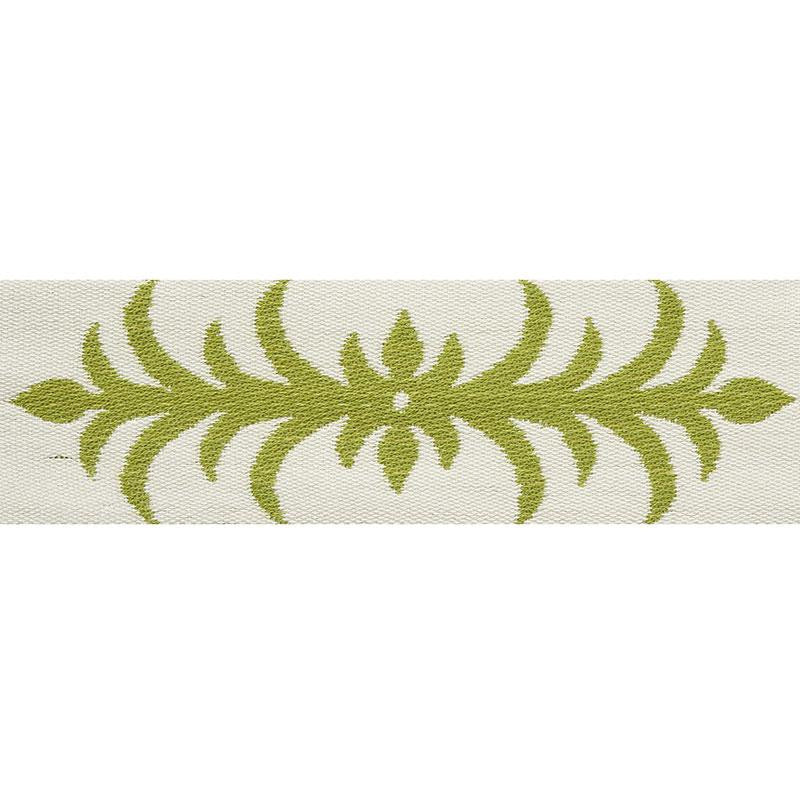 Acanthus Tape Moss 75442 by Schumacher Designer Trim Celerie Kemble 9.25" - Swanky Fabrics -