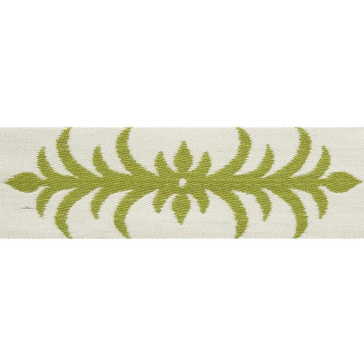 Acanthus Tape Moss 75442 by Schumacher Designer Trim Celerie Kemble 9.25" - Swanky Fabrics -