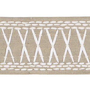 Schumacher Trim Tikki Tape Sea Oyster 69303