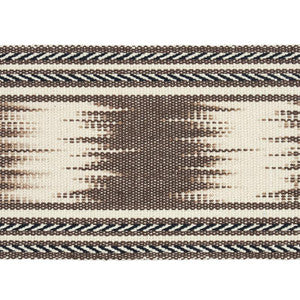 Schumacher Trim Banyan Ikat Tape Brown 79302