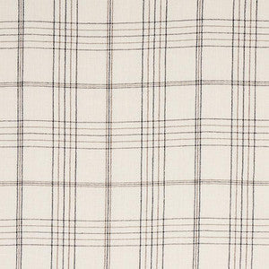 Schumacher Fabric Nils Plaid Linen Charcoal 80302