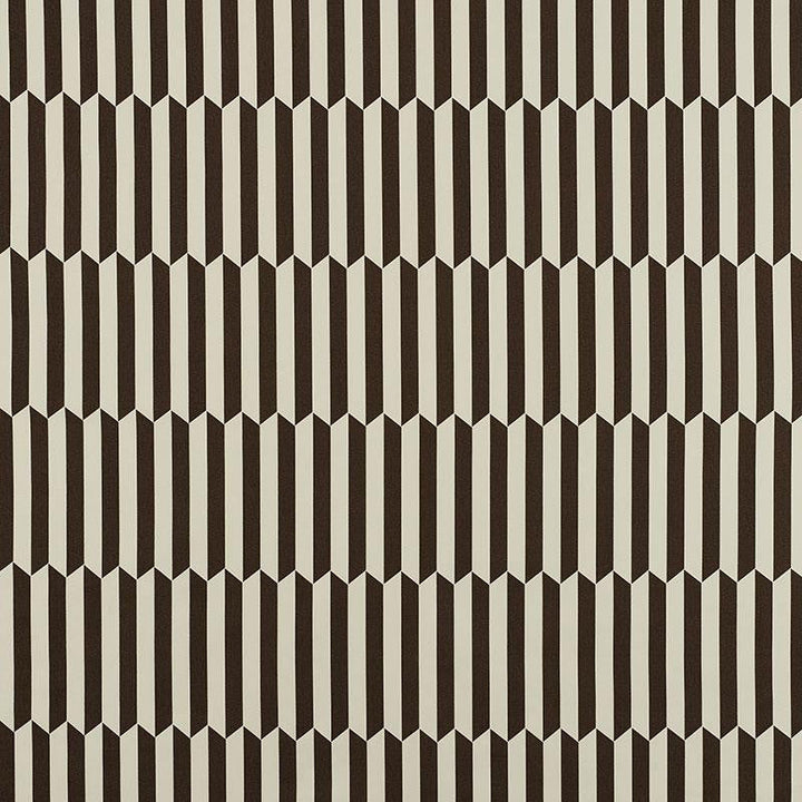 Maxwell Chocolate 176402 by Schumacher Designer Fabric Clique 6.0" - Swanky Fabrics -