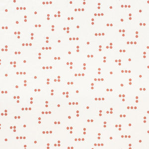 Schumacher Fabric Great Rock Embroidery Coral 75631