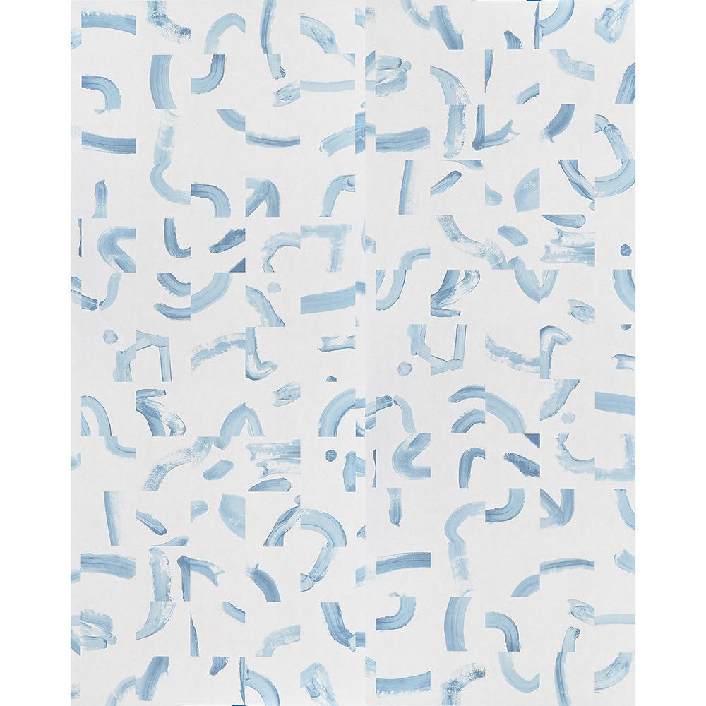 Sepiessa Sky 5009490 by Schumacher Designer Wallpaper Caroline Z Hurley 100.0" - Swanky Fabrics -