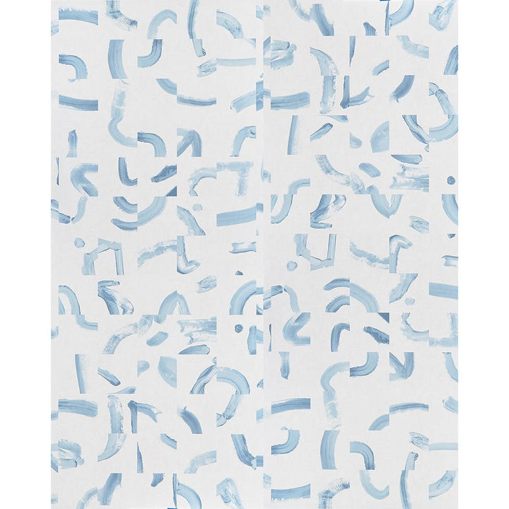 Sepiessa Sky 5009490 by Schumacher Designer Wallpaper Caroline Z Hurley 100.0" - Swanky Fabrics -