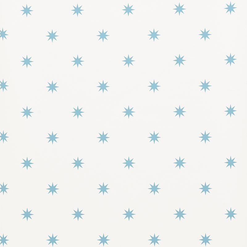 Stargaze Blue 5009601 by Schumacher Designer Wallpaper New Traditional 5.5" - Swanky Fabrics -