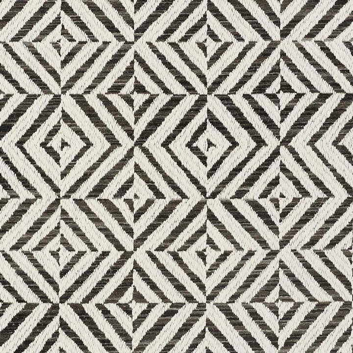 Jubilee Charcoal 72152 by Schumacher Designer Fabric Essentials: Mid-Scale Upholstery Fabrics 2.38" - Swanky Fabrics -