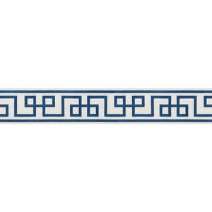 Schumacher Trim Octavius Tape Bleu 66165