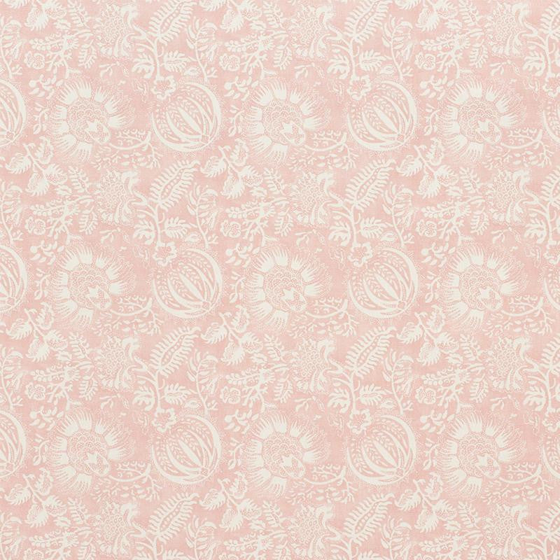 Pomegranate Print Petal 177693 by Schumacher Designer Fabric Chambray 11.25" - Swanky Fabrics -