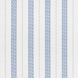 Schumacher Fabric Nauset Stripe Indigo 177700