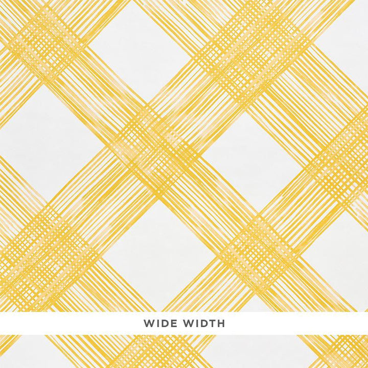 Traverse Yellow 5009712 by Schumacher Designer Wallpaper Porter Teleo 54.0" - Swanky Fabrics -