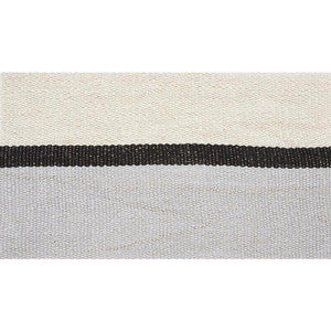 Schumacher Trim Ile Saint-Louis Wide Tape White Black & Silvery Blue 77020