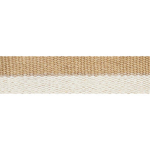 Schumacher Trim Modern Neutral Iii Narrow Tape White & Gold 77030