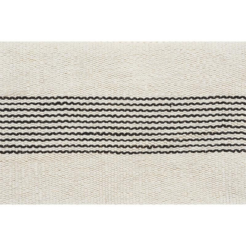 Agnes Wide Tape White & Black 77080 by Schumacher Designer Trim Stephanie Seal Brown - Swanky Fabrics -