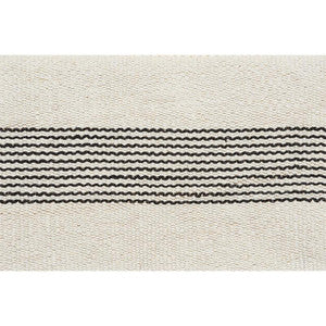 Schumacher Trim Agnes Wide Tape White & Black 77080