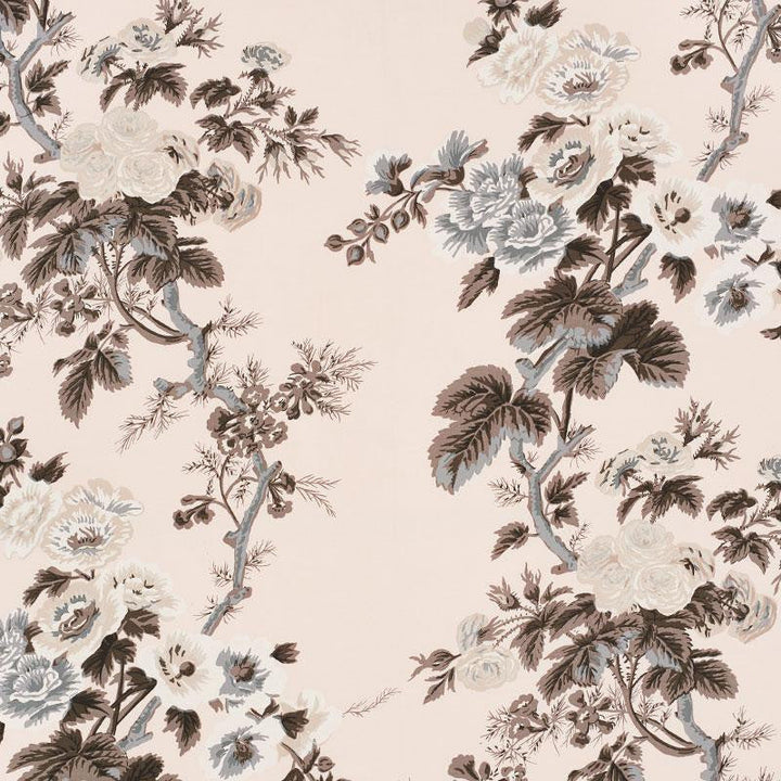Pyne Hollyhock Blush 174454 by Schumacher Designer Fabric Schumacher Classics 26.5" - Swanky Fabrics -