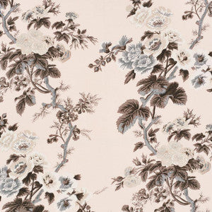Schumacher Fabric Pyne Hollyhock Blush 174454