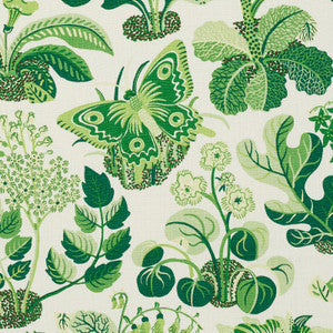 Schumacher Fabric Exotic Butterfly Leaf 176185