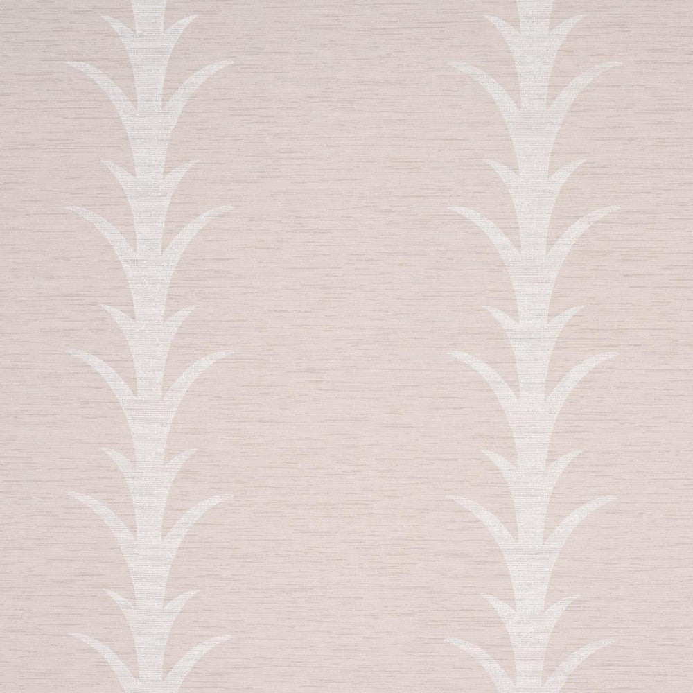 Acanthus Stripe Vinyl Limestone 5008590 by Schumacher Designer Wallpaper Silver Lining Performance Wallcoverings 27.0" - Swanky Fabrics -