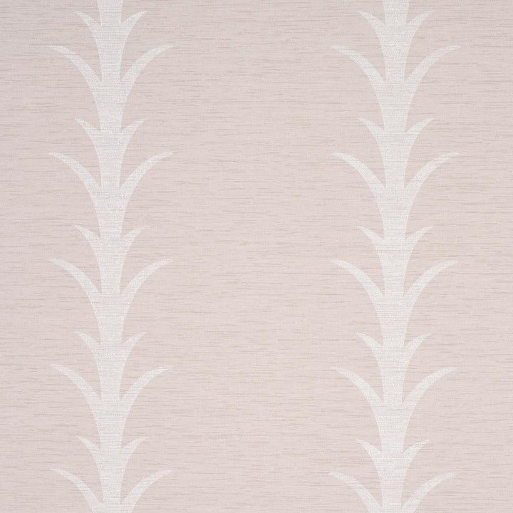 Acanthus Stripe Vinyl Limestone 5008590 by Schumacher Designer Wallpaper Silver Lining Performance Wallcoverings 27.0" - Swanky Fabrics -