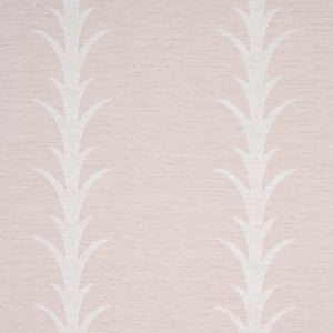 Schumacher Wallpaper Acanthus Stripe Vinyl Limestone 5008590