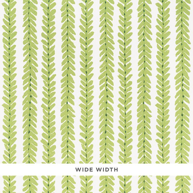 Woodperry Green 5008791 by Schumacher Designer Wallpaper Veere Grenney 26.5" - Swanky Fabrics -