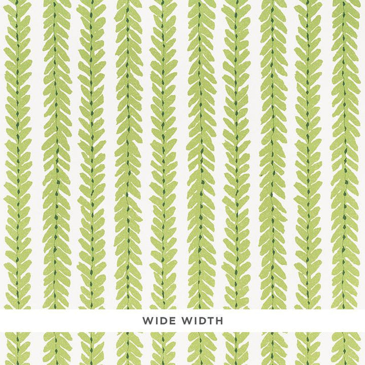 Woodperry Green 5008791 by Schumacher Designer Wallpaper Veere Grenney 26.5" - Swanky Fabrics -