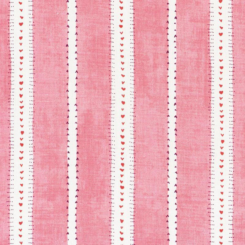 Amour Raspberry 176941 by Schumacher Designer Fabric French Revolution 8.88" - Swanky Fabrics -