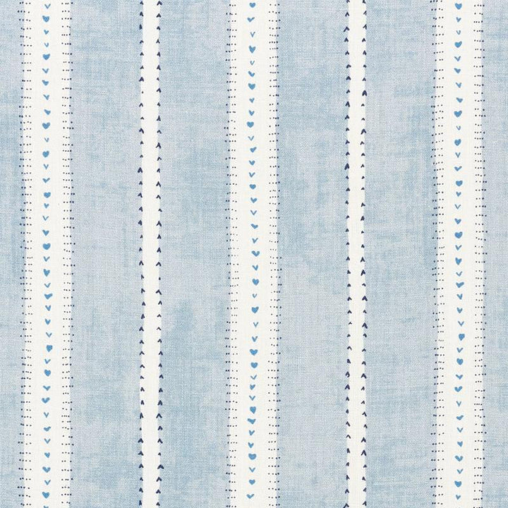 Amour Blue 176940 by Schumacher Designer Fabric French Revolution 8.88" - Swanky Fabrics -