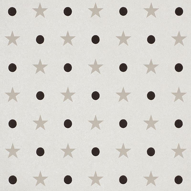 Etoiles Et Points Warm Silver 5008551 by Schumacher Designer Wallpaper French Revolution 5.12" - Swanky Fabrics -