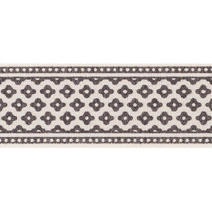 Schumacher Trim Cherie Tape Charcoal 72312