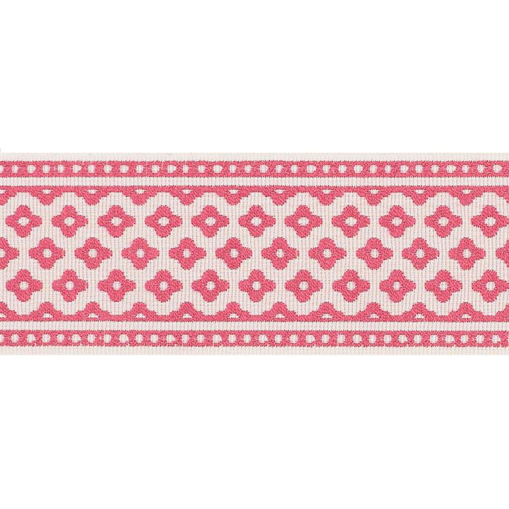 Cherie Tape Raspberry 72313 by Schumacher Designer Trim French Revolution - Swanky Fabrics -