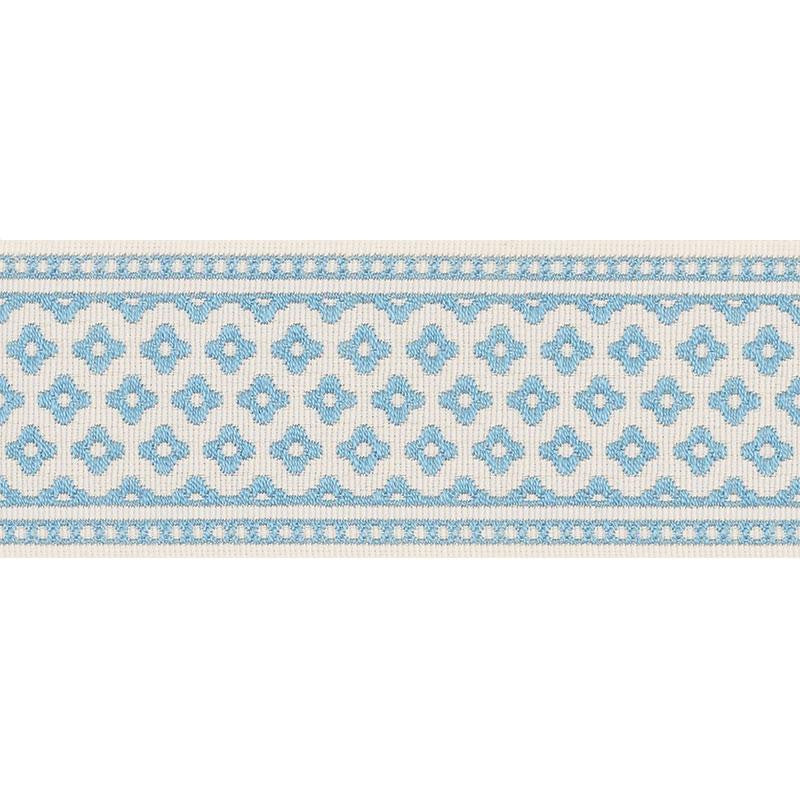 Cherie Tape Blue 72311 by Schumacher Designer Trim French Revolution - Swanky Fabrics -